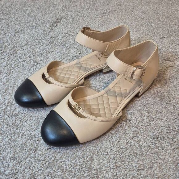 Sam Edelman Rylie Cap-Toe Mary Jane Flats Size 8.5 - Picture 1 of 7
